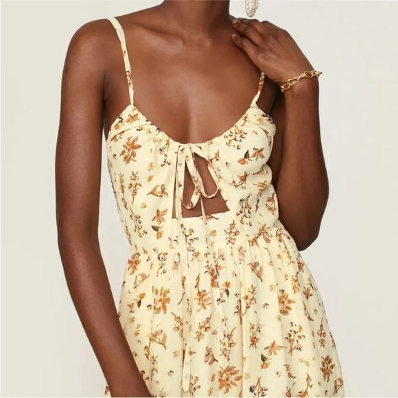 Madewell Soren Cutout Midi Dress Size 2 - Picture 2 of 7